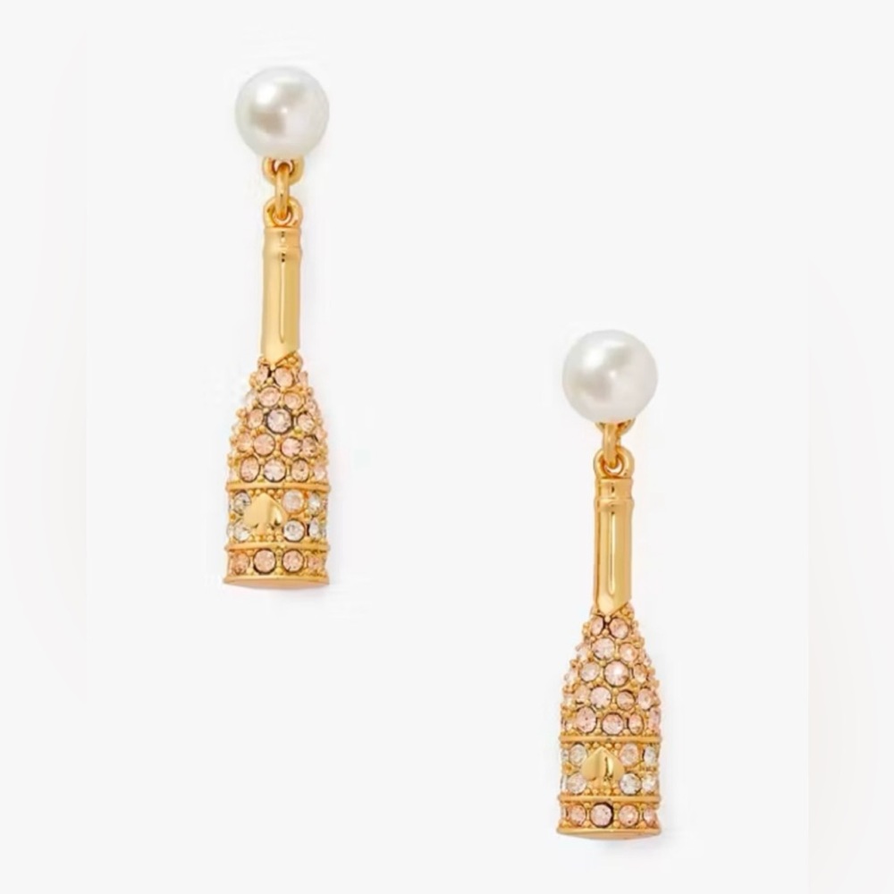 Kate Spade Winter Carnival Champagne Earrings